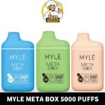 Myle Meta Box 2%(20mg) nicotine 5000 Puffs Disposable Vape in Dubai
