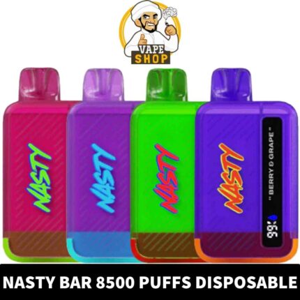 NASTY-Bar-Disposable-Vape-8500-Puffs-Vape-Price-in-Dubai.-NASTY-Bar-8500-Disposable-Vape-2-Nicotine-Strength-in-UAE-430x430-1.jpg NASTY Bar 8500 Puffs 20 Mg & 50 Mg Disposable Vape - Image 1