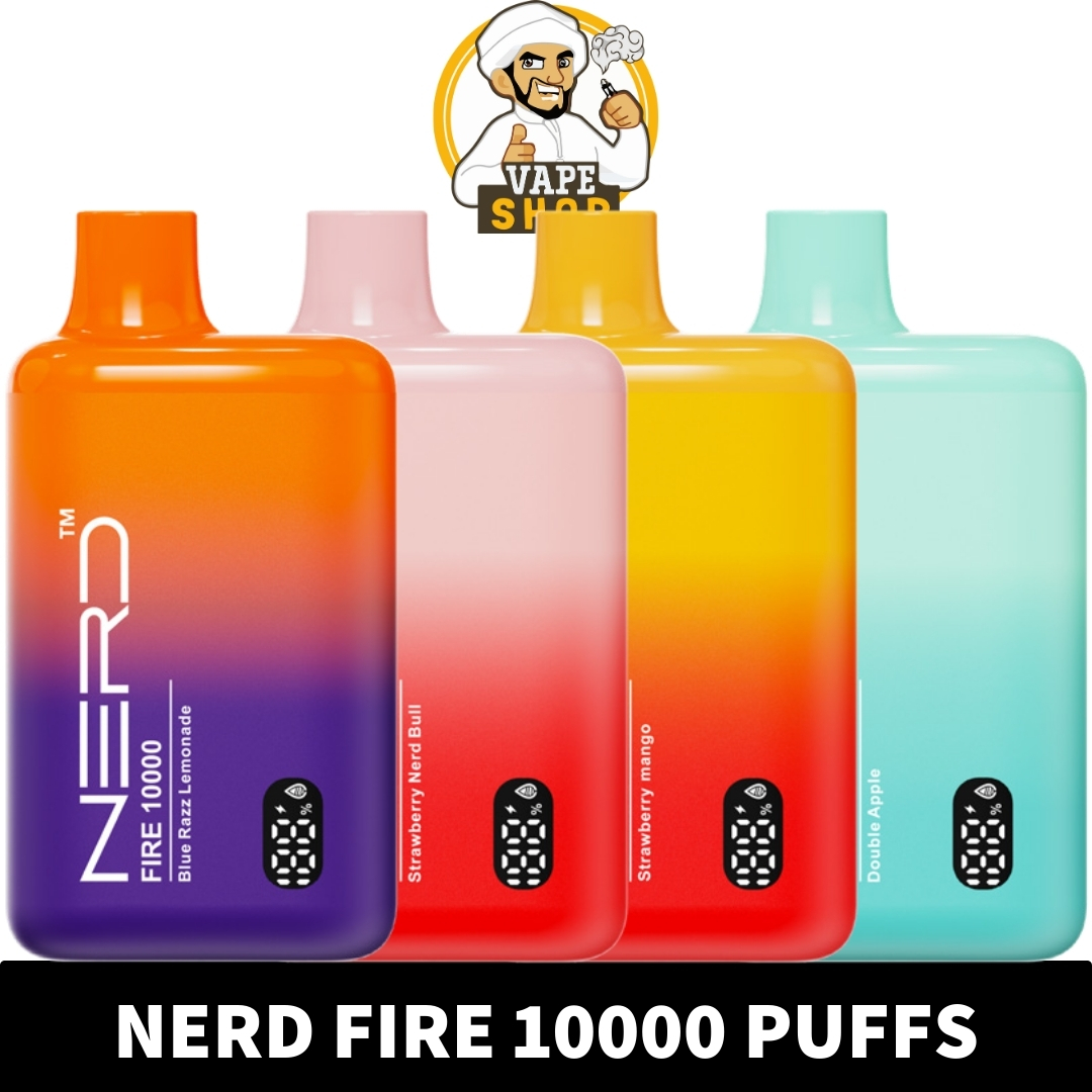 NERD-FIRE-10000-PUFFS.jpg Nerd fire 10000 puffs 20MG nicotine - Image 1