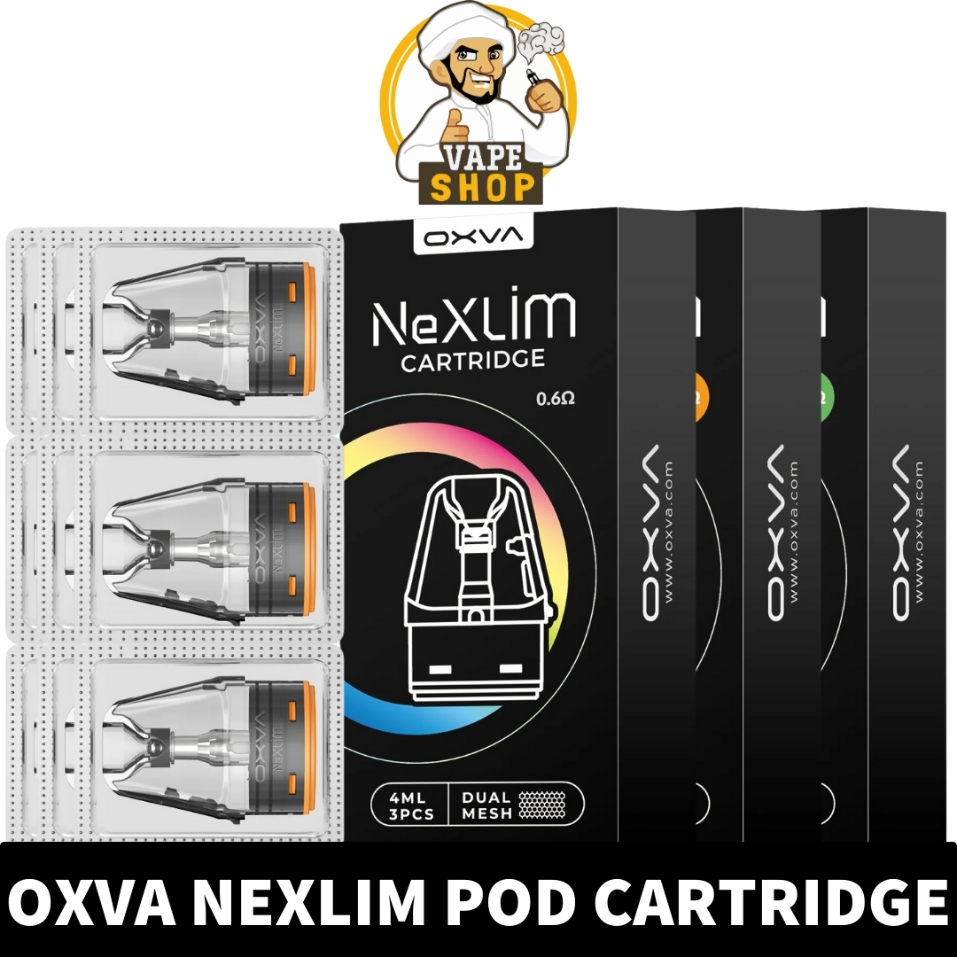 OXVA-NEXLIM-Pod-Cartridge-shop-in-Dubai.jpg OXVA NEXLIM Pod Cartridge in Dubai – 3PCS – 4ML - Image 1
