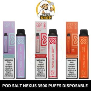 Pod Salt Nexus 3500 puffs disposable vape in dubai