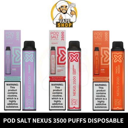 POD-SALT-NEXUS-3500-PUFFS-DISPOSABLE-430x430-1.jpg Pod Salt Nexus 3500 puffs disposable vape in dubai - Image 1