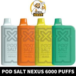 POD SALT Nexus 6000 Puffs 20mg Disposable Vape in Dubai, UAE