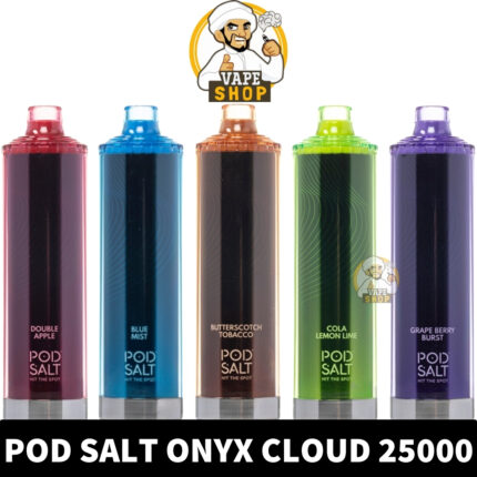 PODSALT-ONYX-CLOUD-25000-PUFFS-in-Dubai-430x430-1.jpg POD SALT Onyx Cloud 25000 Puffs 5MG Nicotine - Image 1