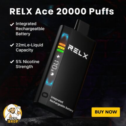 RELX-Ace-20000-Puffs-Disposable-Vape-In-Dubai-1-430x430-1.jpg RELX Ace 20000 Puffs 50mg Disposable Vape - Image 1