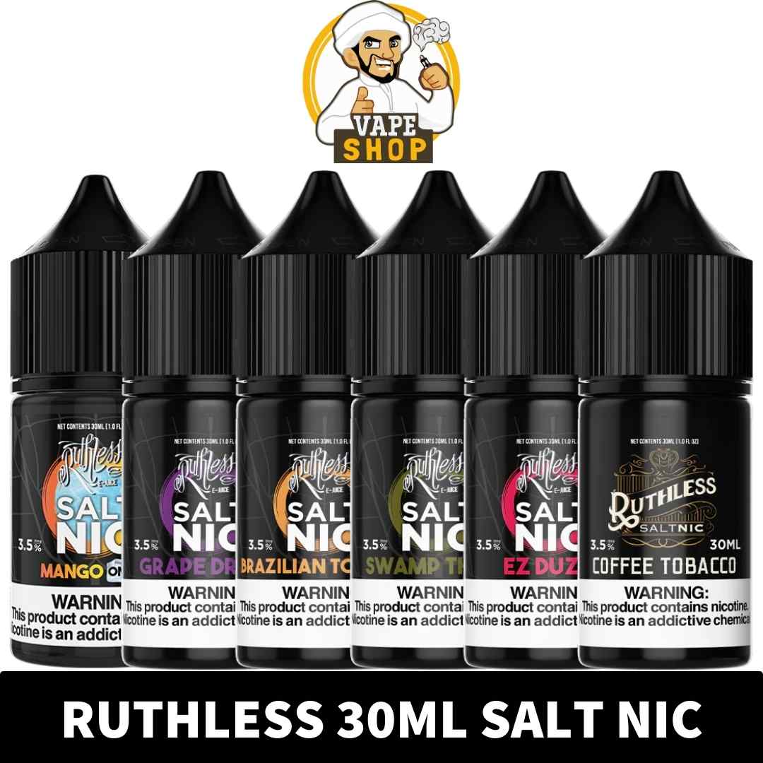 Ruthless-Salt-Nic-E-liquid-Flavors-are-award-winning-vape-juice-tastes.-They-have-been-made-and-tested-in-the-U.S.A.-since-2011.jpg Ruthless Salt Nicotine E-juice In Dubai UAE - Image 1