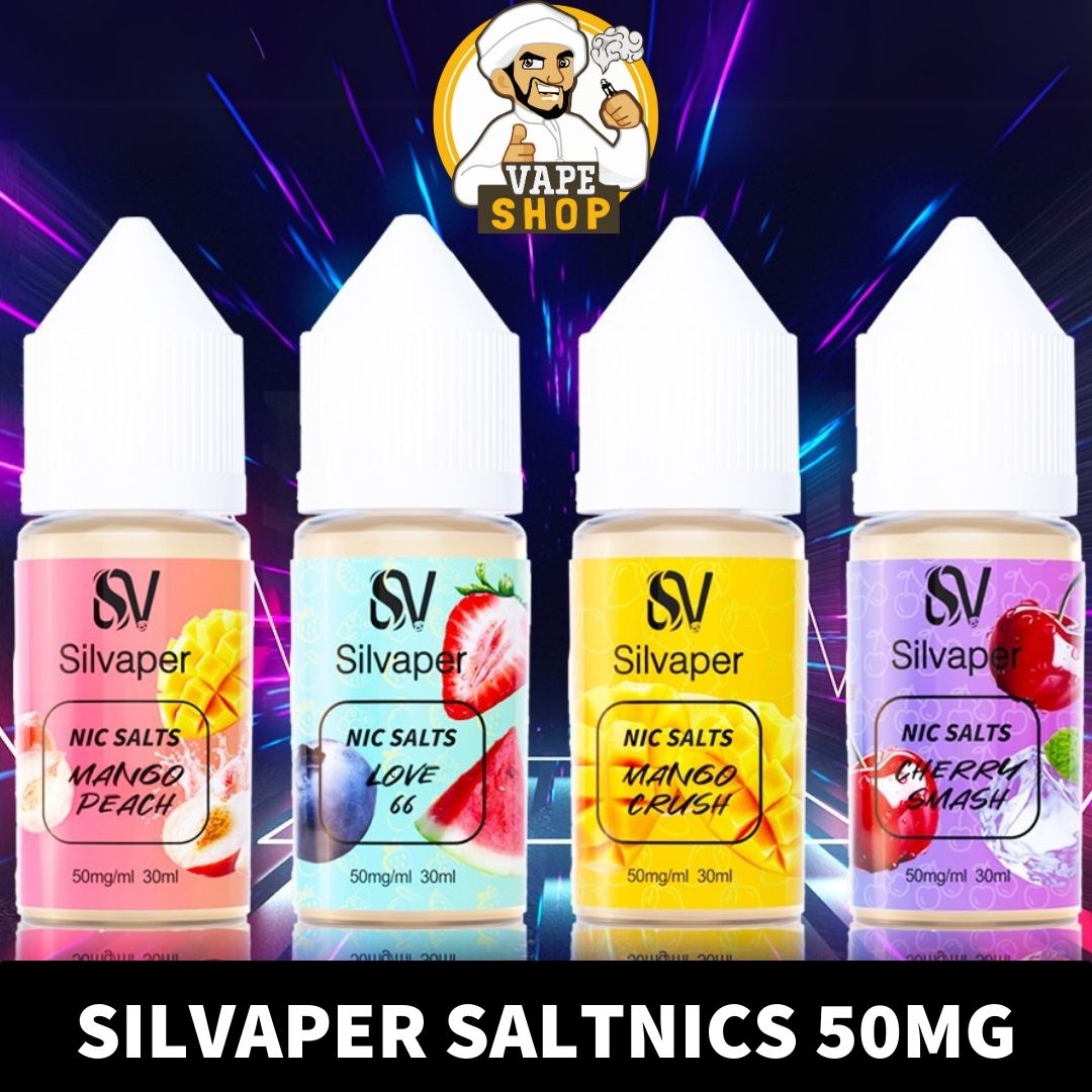 SILVAPER-SaltNic-in-Dubai.jpg SILVAPER Salt Nicotine 50mg 30ml E-liquid - Image 1