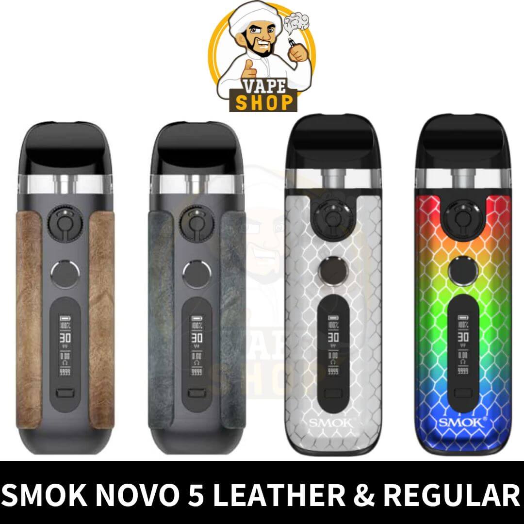 Smok Novo 5 (leather Smok Novo 5 (leather & Regular Series) Pod System In Dubai - Image 1