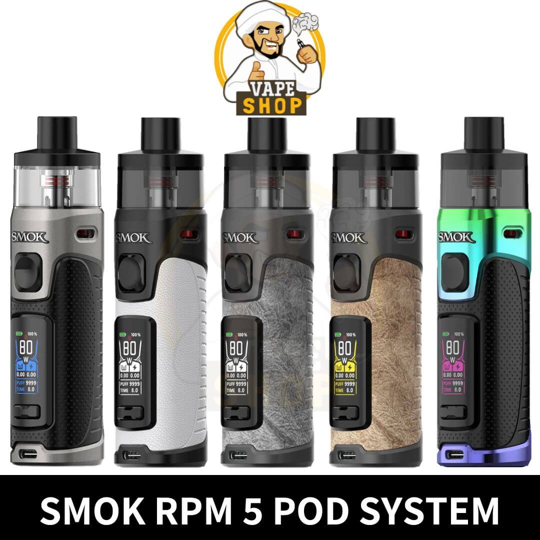 Smok RPM 5 80W Pod Kit In UAE Smok RPM 5 80W Pod System In Dubai, UAE - Image 1