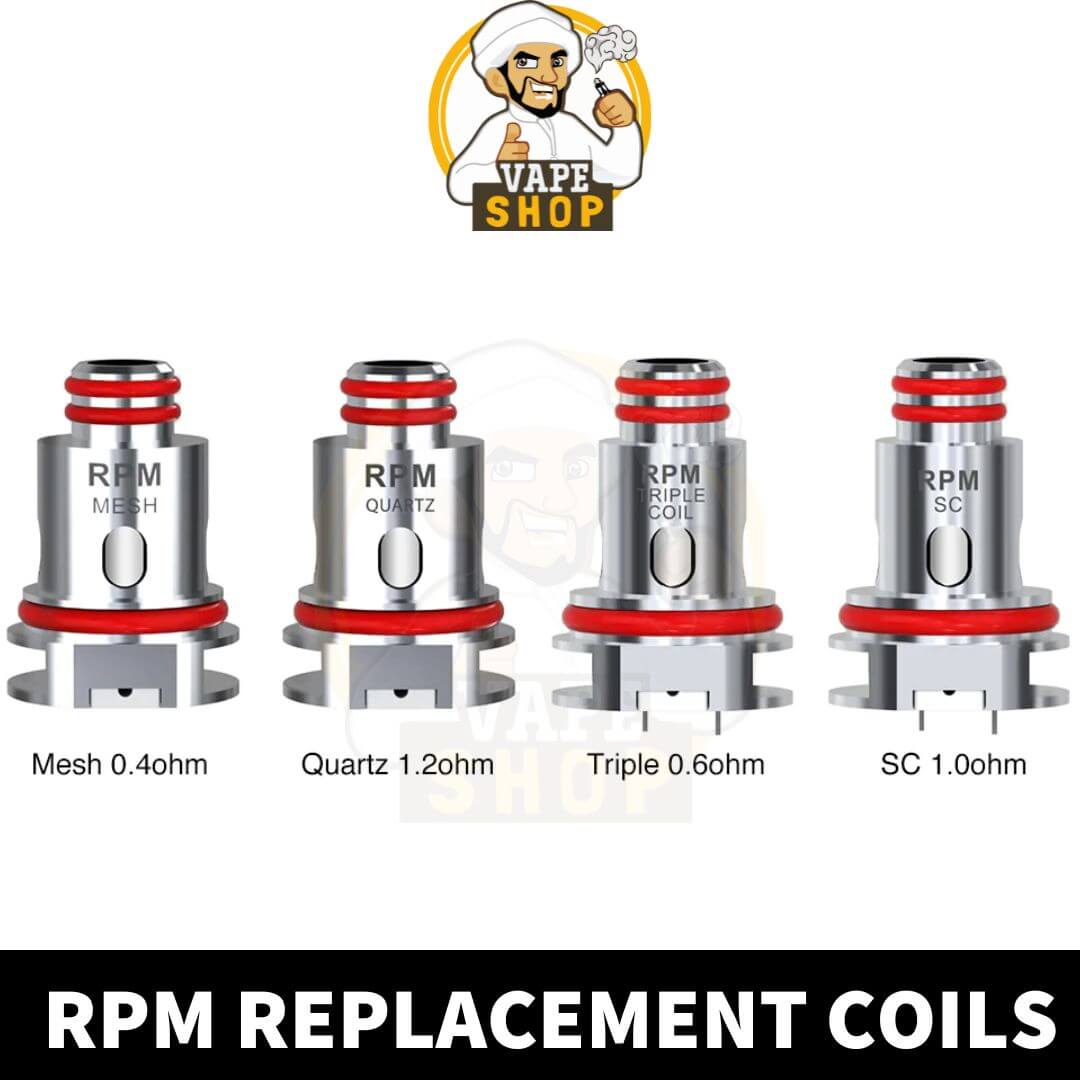 Smok Rpm Replacement Coil 5pcs SMOK RPM Replacement Coil 5pcs Buy in UAE Dubai Vape Shop - Image 1