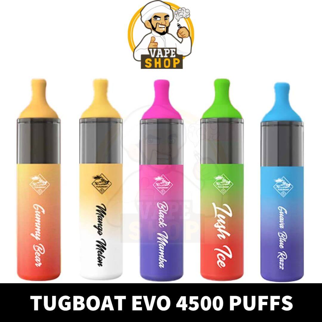 TUGBOAT EVO 4500 PUFFS IN UAE Tugboat Evo 4500 Puffs Dubai Vape Shop in dubai uae - Image 1