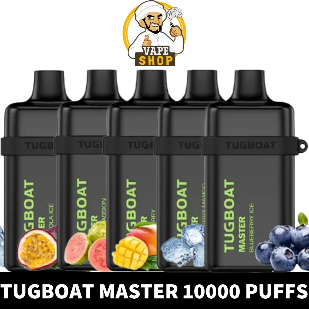 TUGBOAT-Master-10000-Puffs.jpg TUGBOAT Master 10000 Puffs 20 Mg Nicotine - Image 1
