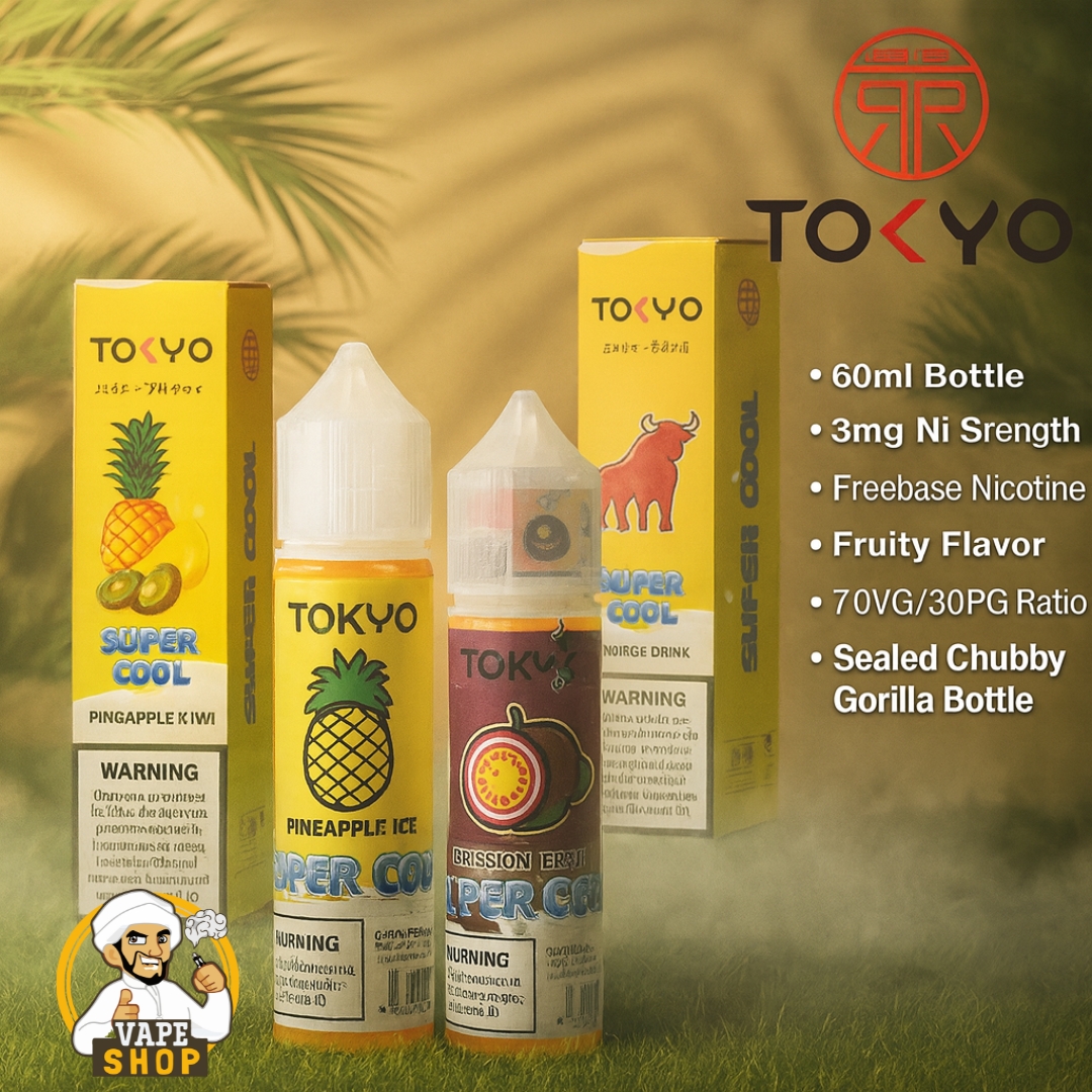 Tokyo-Super-Cool-60ml-In-Dubai.jpg Tokyo Super Cool 3mg 60ml In Dubai – Buy Now - Image 1
