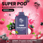 Tugboat Super 16000 Pod Cartridges 5%Nicotine Disposable Vape - Image 2