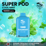Tugboat Super 16000 Pod Cartridges 5%Nicotine Disposable Vape - Image 7