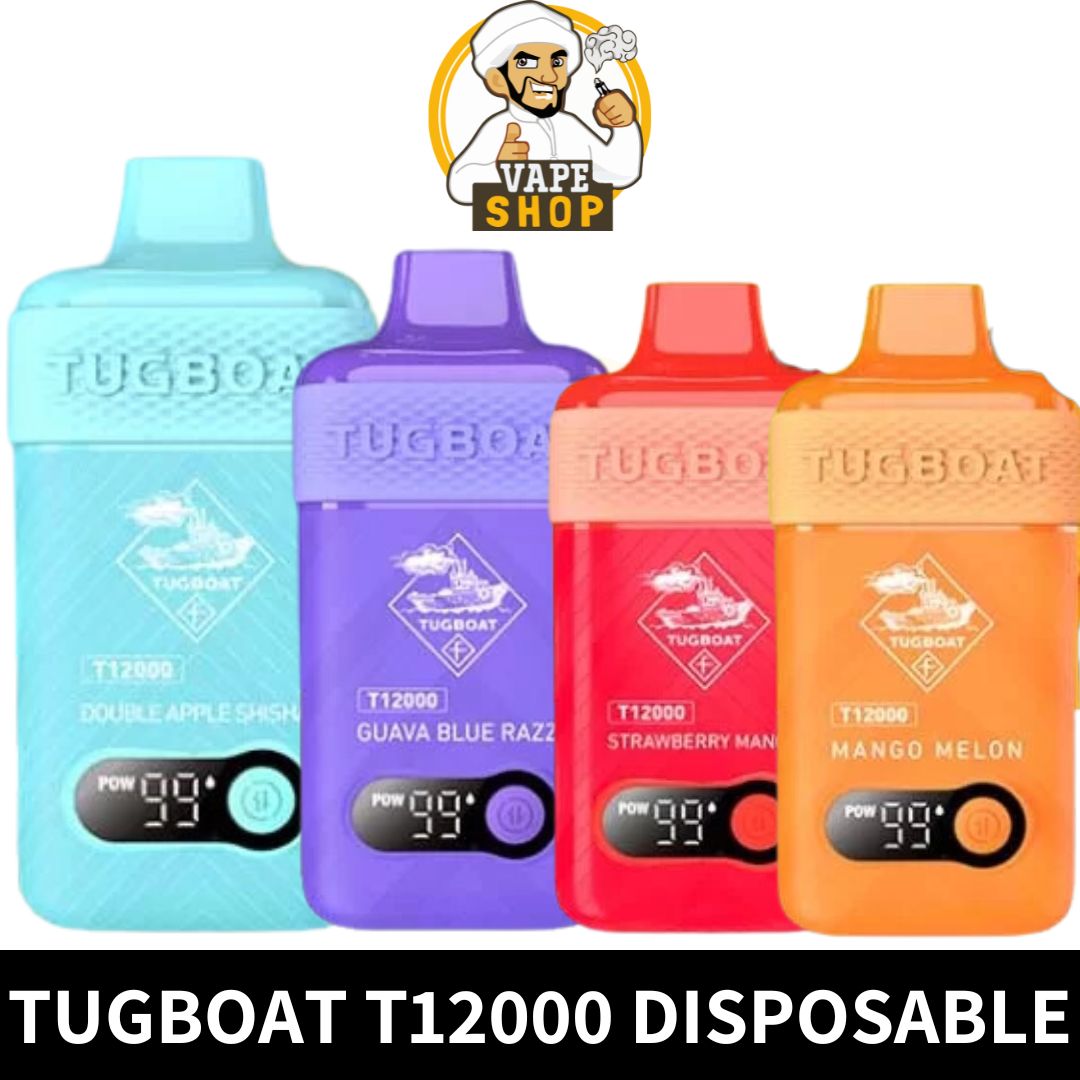 Tugboat T12000 Disposable 12000 Puffs 50Mg Rechargeable Vape In Dubai, UAE Tugboat T12000 puffs 50 MG rechargeable vape in Dubai uae - Image 1