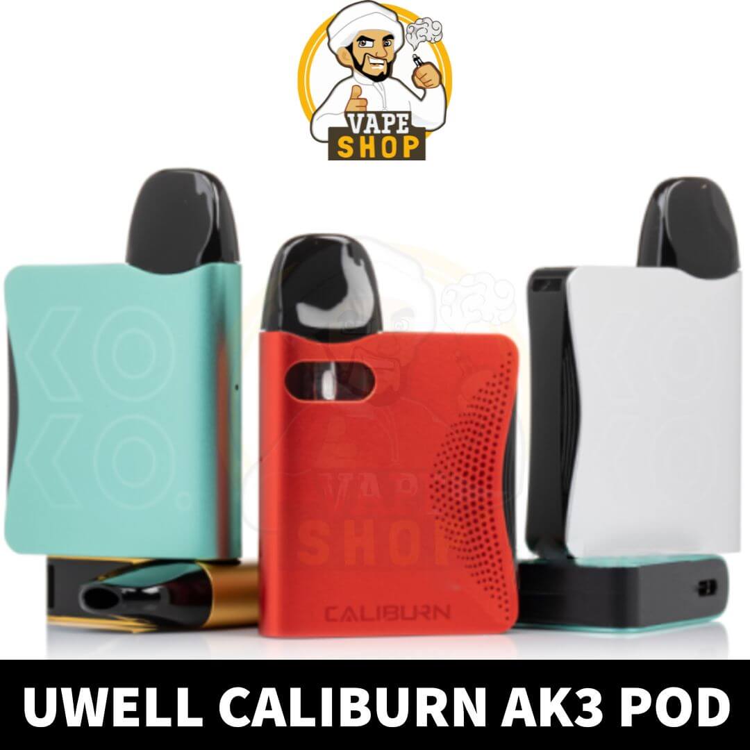 UWELL-CALIBURN-AK3-POD-SYSTEM-DUBAI-UAE-AK3-POD-KIT-VAPE-KIT-UAE-DUBAI-VAPE-SHOP-AE.jpg Uwell Caliburn AK3 New Version Pod Kit 520mAh In UAE Dubai - Image 1