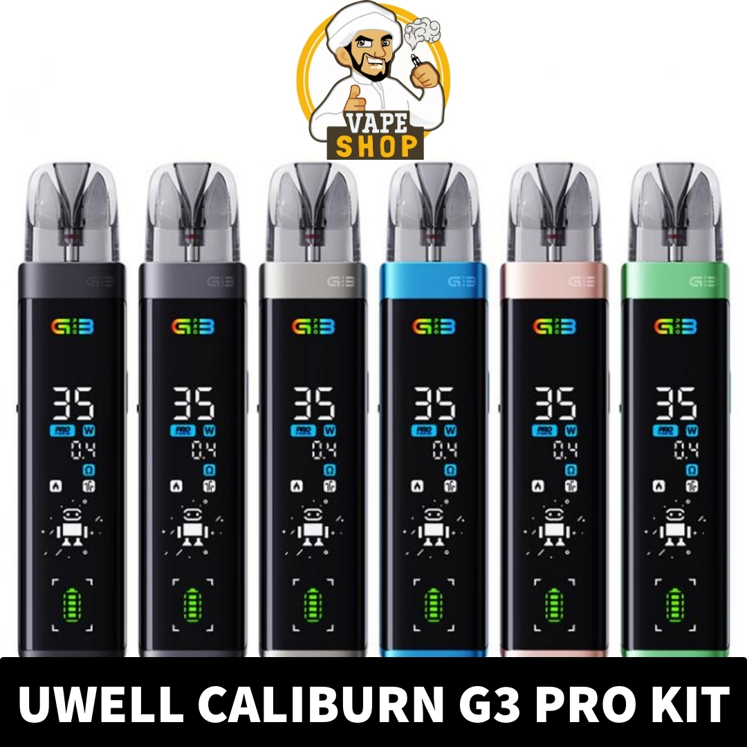 Vape Shop AE - UWELL CALIBURN G3 Pro Price in Dubai UWELL Caliburn G3 Pro Pod System 35W Vape Kit in Dubai - Image 1