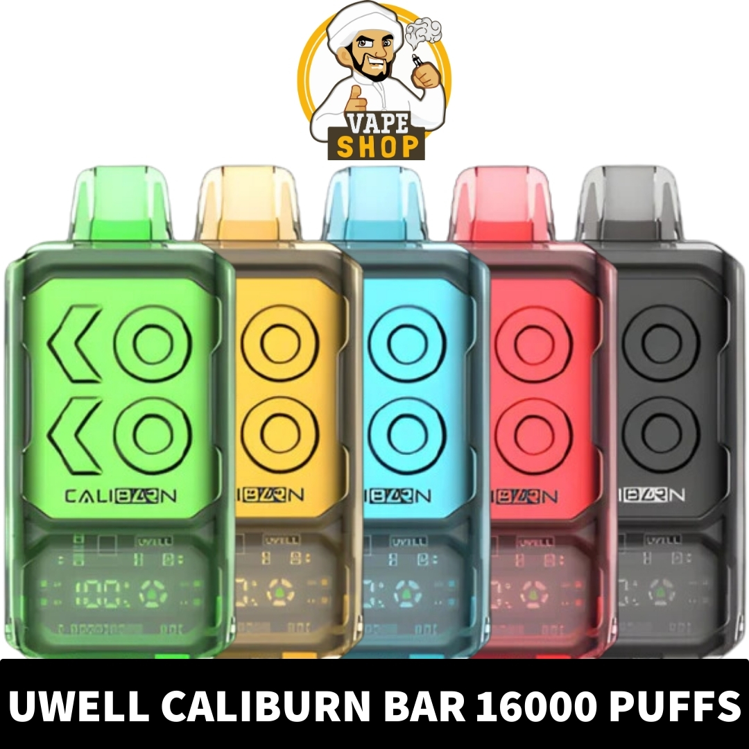 UWELL-Caliburn-Bar-16000-Puffs-Disposable-Vape-in-Dubai.jpg UWELL Caliburn Bar 20MG 16000 Puffs Disposable Vape in Dubai - Image 1