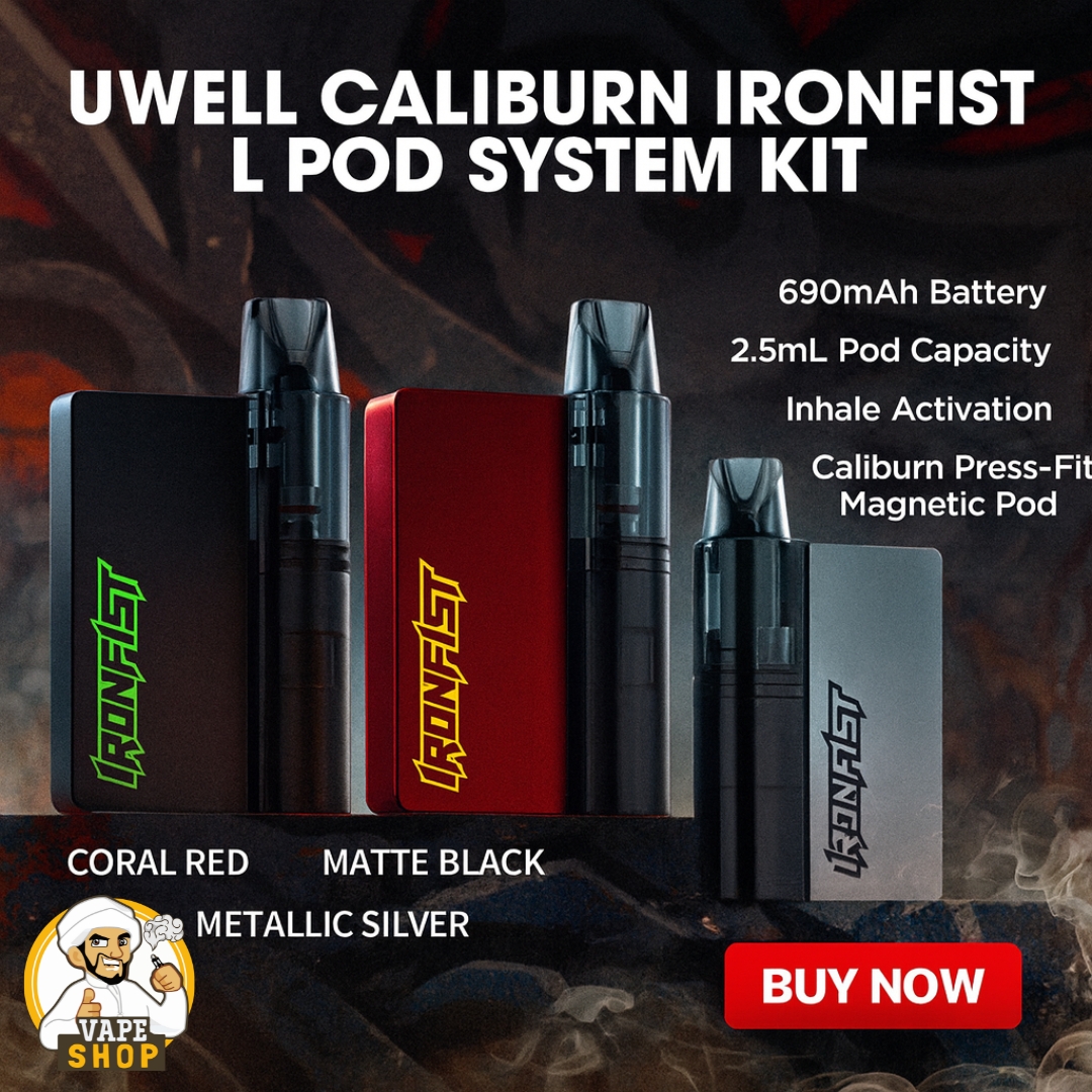 UWELL-Caliburn-Ironfist-L-Pod-System-Kit-1.jpg UWELL Caliburn Ironfist L Pod System Kit - Image 1
