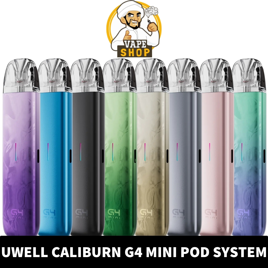 Uwell-Caliburn-G4-Mini-Pod-System-Kit.jpg Uwell Caliburn G4 Mini Pod System Kit - Image 1