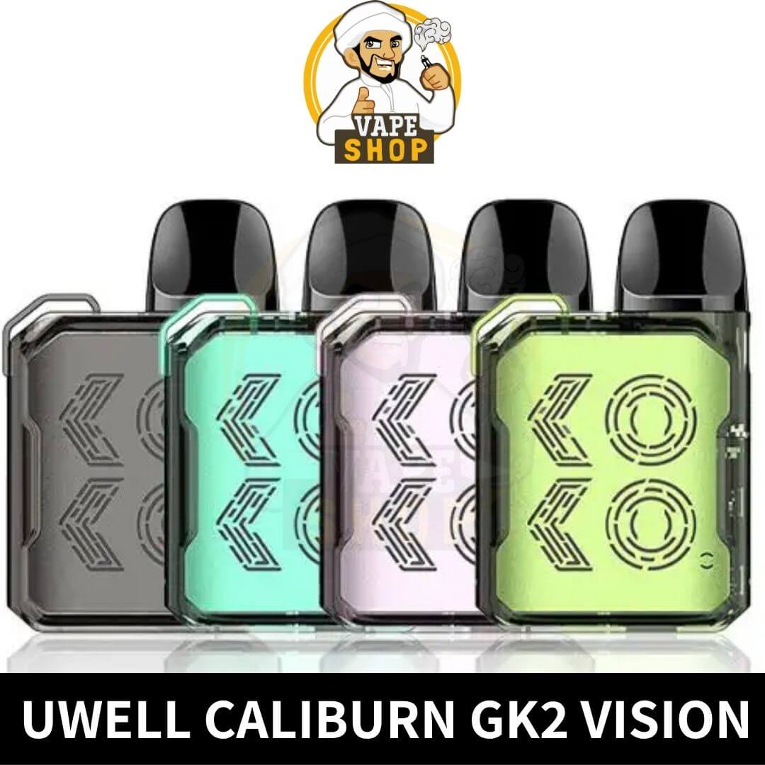Uwell Caliburn GK2 Vision 18W 690mAh Pod System in Dubai, UAE Uwell Caliburn GK2 Vision device 18W 690mAh Pod System in Dubai, UAE - Image 1