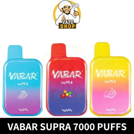 VABAR-SUPRA-7000-PUFFS-430x430-1.jpg New Vabar Supra 7000 Puffs Disposable in UAE Buy Vape Shop AE - Image 1