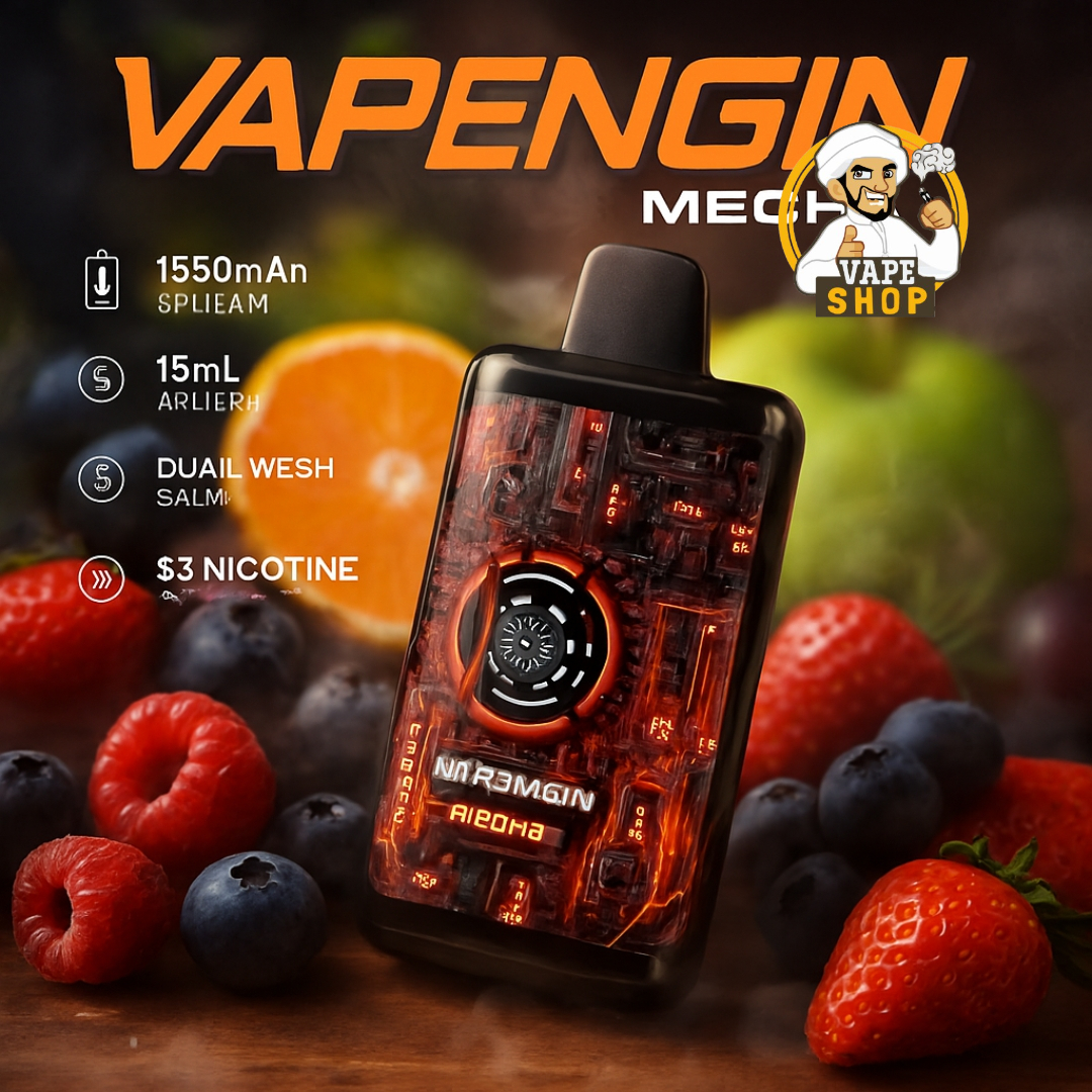VAPENGIN-Meacha-50000-Puffs-Disposable-Vape.jpg Vapengin Mecha 50000 Puffs 30mg Nicotine Disposable Cap - Image 1