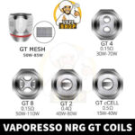 VAPORESSO NRG GT REPLACEMENT COILS-3PC/PACK