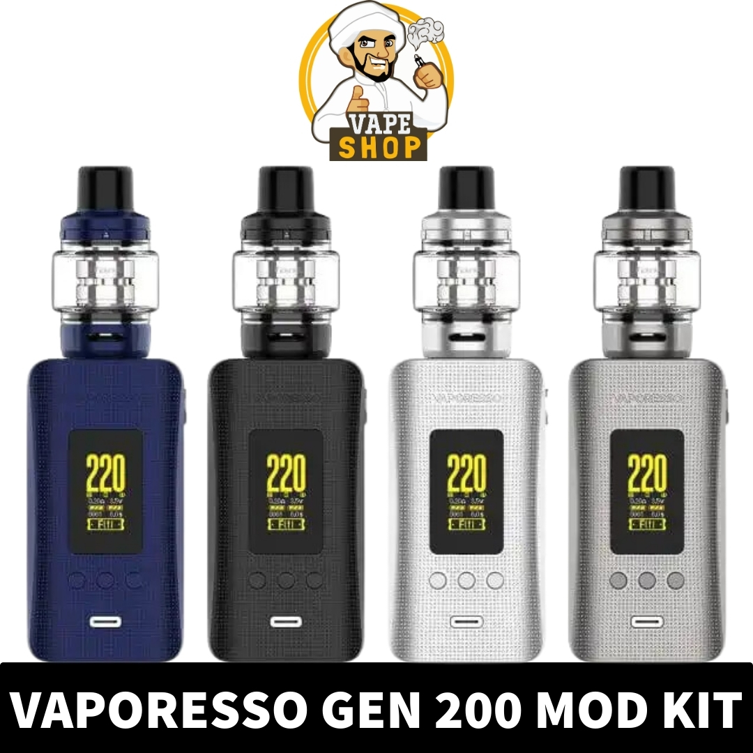 Vape Shop AE - Target 100 Vaporesso Pod System Kit 100W Vape Kit VAPORESSO GEN 200 Mod Kit in Dubai - Image 1