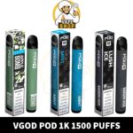Vgod Pod 1k 1500 Puffs 20MG nicotine Disposable Vape In UAE