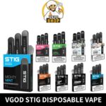 Vgod Stig 60mg nicotine(6%)Disposable VAPE - Image 2