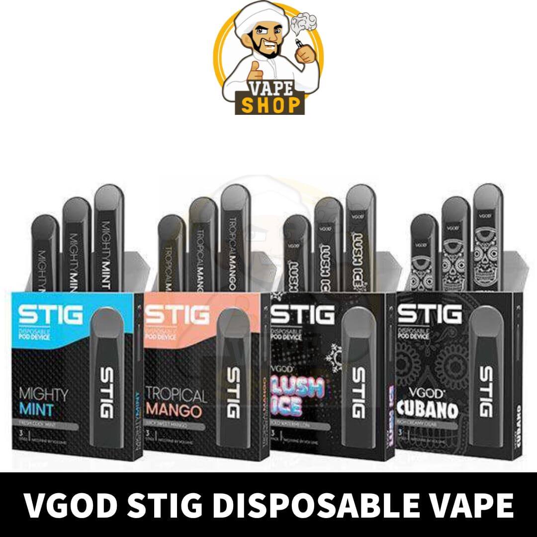 VGOD STIG DISPOSABLE VAPE IN UAE Vgod Stig 60mg nicotine(6%)Disposable VAPE - Image 1