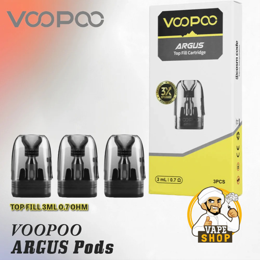 VOOPOO-Argus-Pod-Cartridge-V2-3ml.jpg VOOPOO Argus Pod Cartridge V2 3ml - Image 1