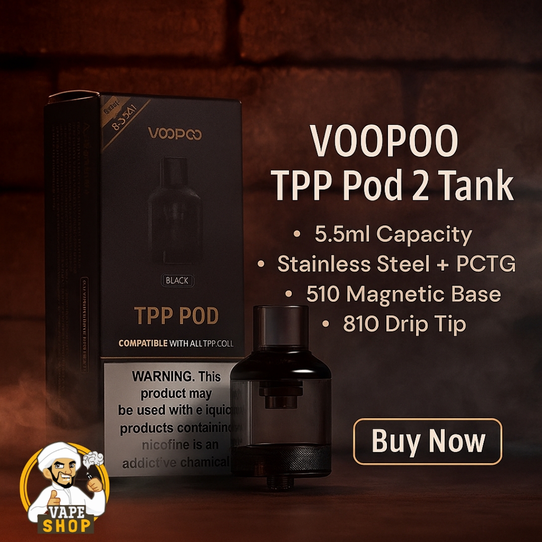 VOOPOO-TPP-Pod-2-Tank-In-Dubai.jpg VOOPOO TPP Pod 2 Tank In Dubai - Image 1
