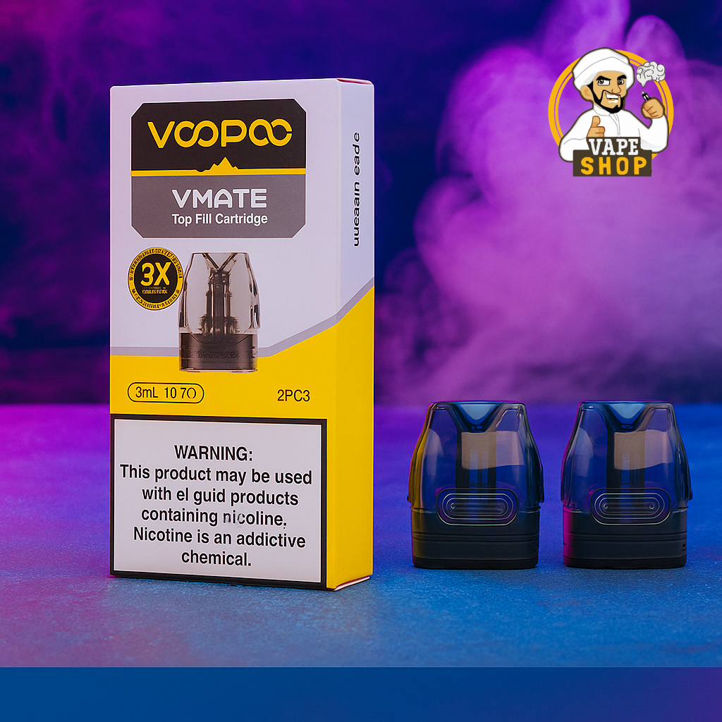 VOOPOO-Vmate-V2-Empty-Pod-Cartridge-3ml.jpg VOOPOO Vmate V2 Empty Pod Cartridge 3ml - Image 1