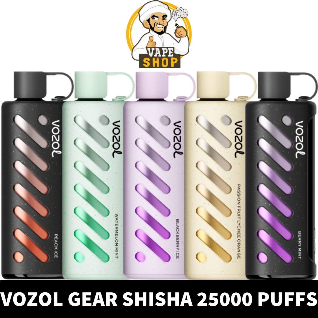 Vape Shop AE - VOZOL GEAR SHISHA 25000 Puffs Price in Dubai VOZOL Gear Shisha 25000 puffs Dual Mode 5MG Nicotine - Image 1