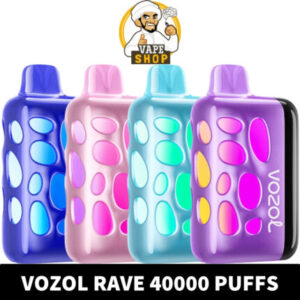 Vozol Rave 40000 puffs 20MG and 50mg nicotine
