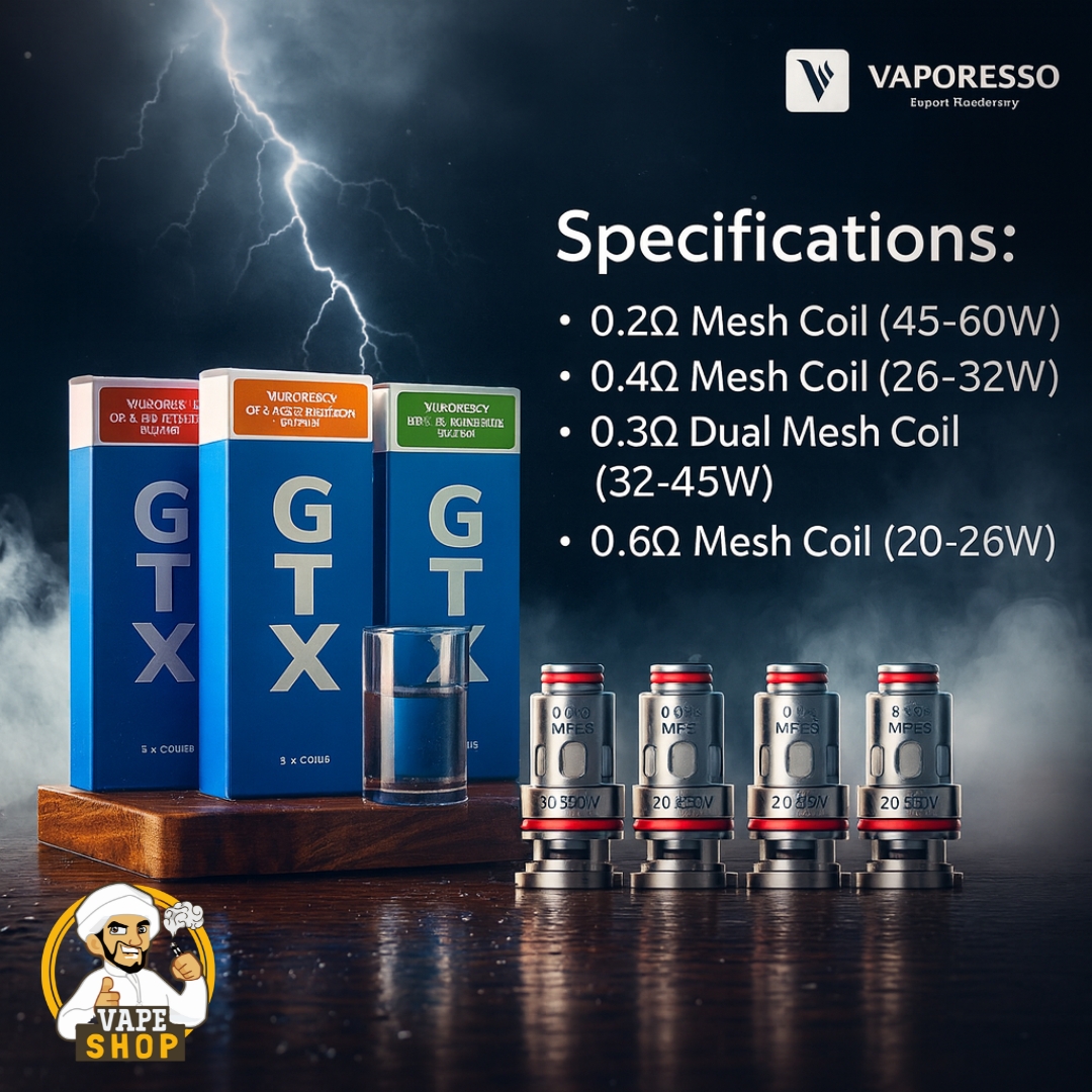 Vaporesso-GTX-Mesh-Coil-5pcs-In-Dubai.jpg Vaporesso GTX Mesh Coil 5pcs In Dubai - Image 1