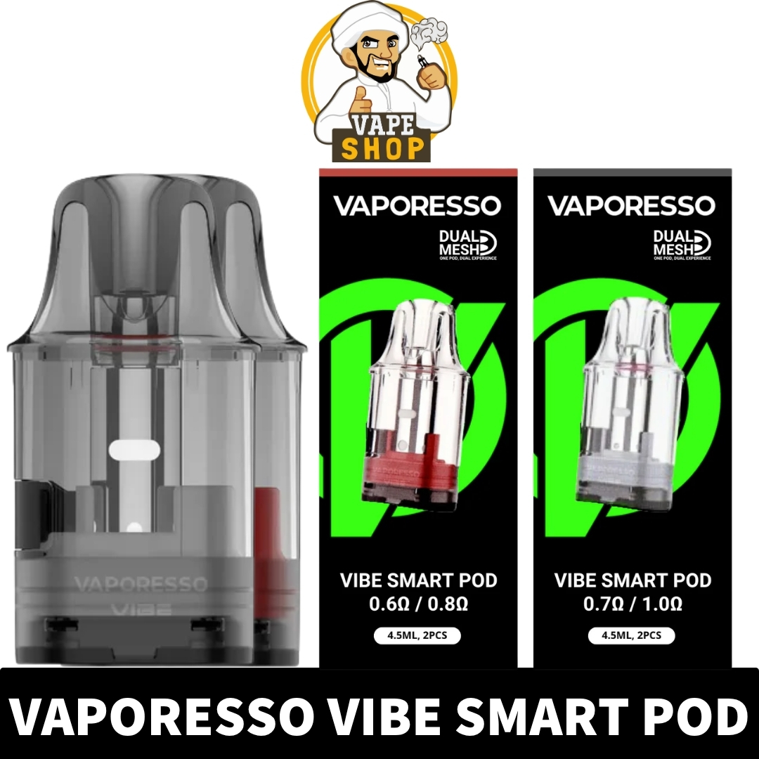 Vaporesso-Vibe-and-Vibe-SE-Smart-Pod-2-in-1-Pack-Cartridge.jpg Vaporesso Vibe and Vibe SE Smart Pod 2 in 1 Pack Cartridge - Image 1