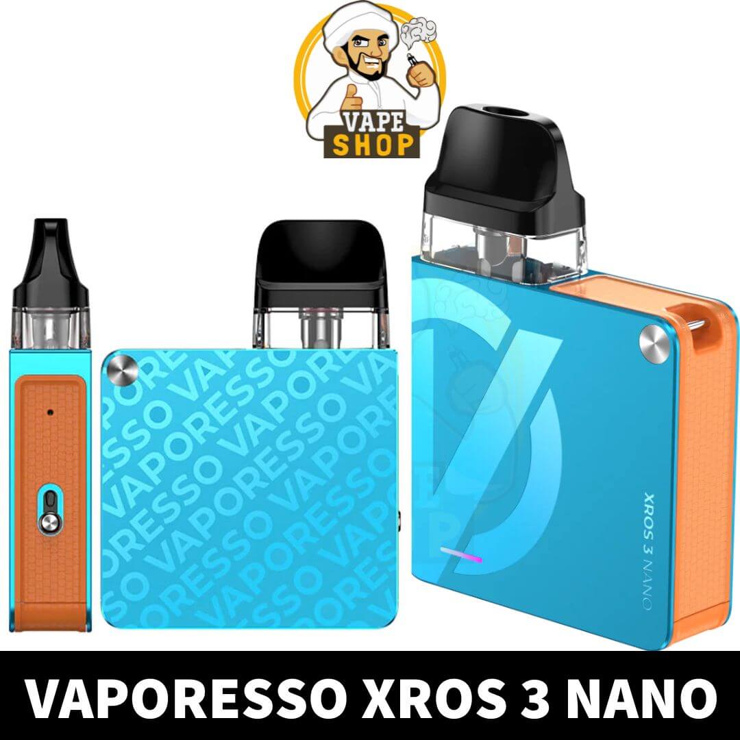 Vaporesso Xros 3 Nano Pod Kit 1000mAh Pod System in UAE Vaporesso Xros 3 Nano Pod Kit 1000mAh Pod System in UAE - Image 1