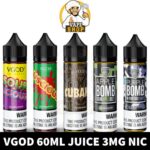 Vgod 60ml E Liquid 3MG E Juice – Vape Juice in Dubai, UAE