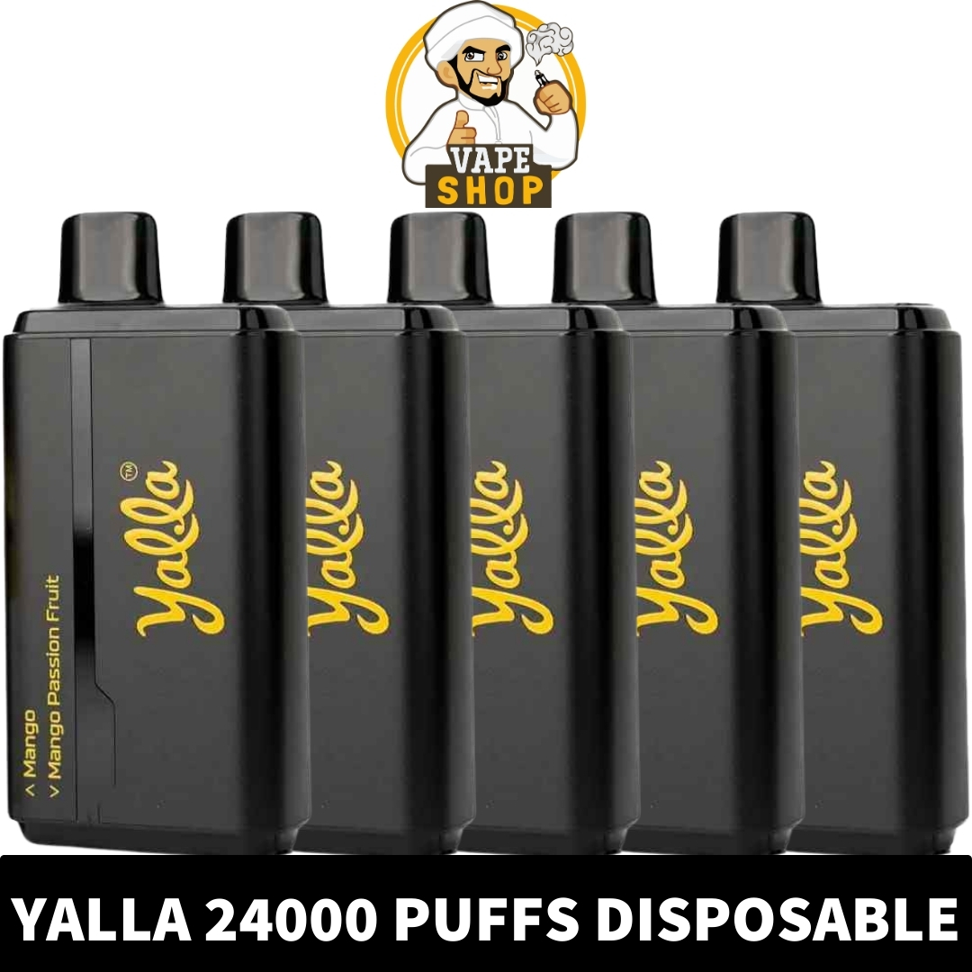 YALLA-24000-PUFFS-PRICE-IN-DUBAI.jpg YALLA 24000 Puffs 50MG Nicotine disposable vape - Image 1