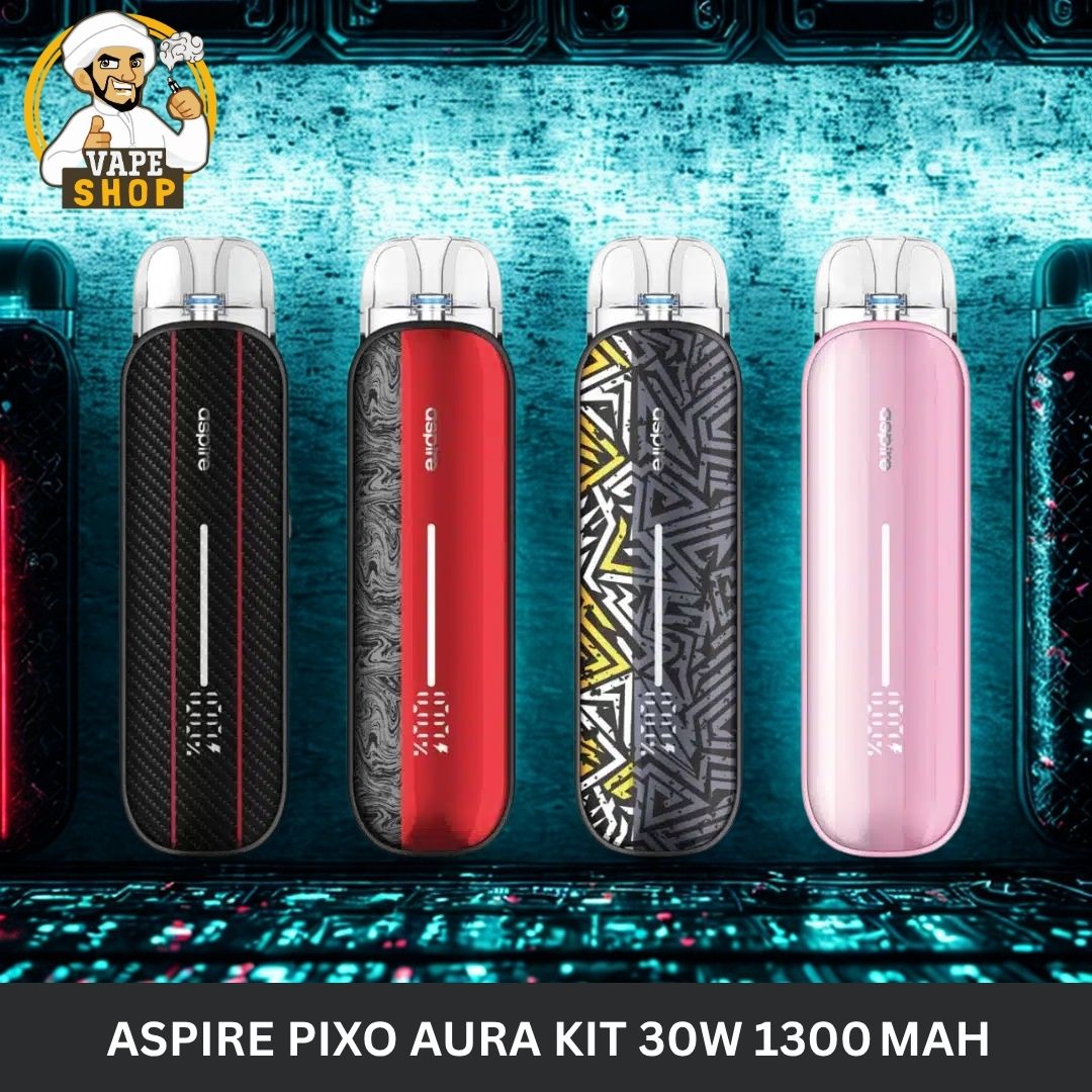 aspire-pixo-aura-kit-30w-1300-mah-in-uae.jpg Aspire Pixo Aura Kit 30W 1300 mAh In UAE - Image 1
