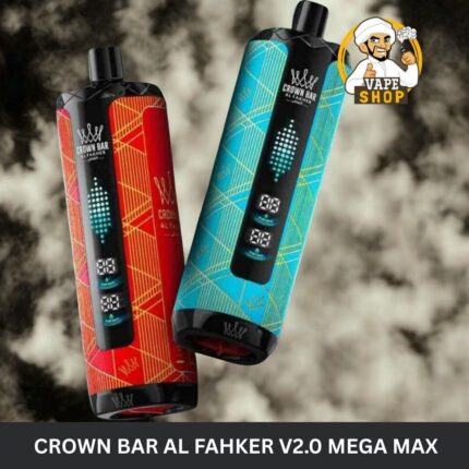 crown-bar-al-fahker-v2.0-mega-max-430x430-1.jpg Crown Bar Al Fakher v2.0 Mega Max 0.6mg nicotine 40000 puffs - Image 1
