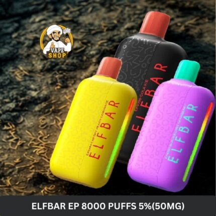 elfbar-ep-8000-puffs-550mg-none-rechargeable-disposable-vape-430x430-1.jpg Elfbar ep 8000 Puffs 5%(50mg) None Rechargeable Disposable Vape - Image 1