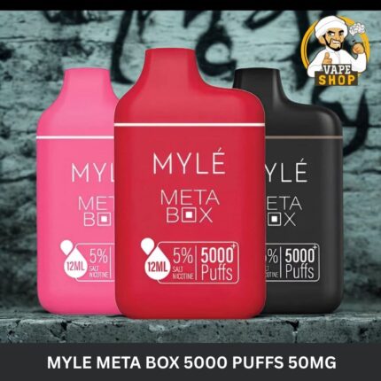 myle-meta-box-5000-puffs-50mg-nicotine-430x430-1.jpg Myle Meta Box 5000 Puffs 5% (50mg) Nicotine - Image 1