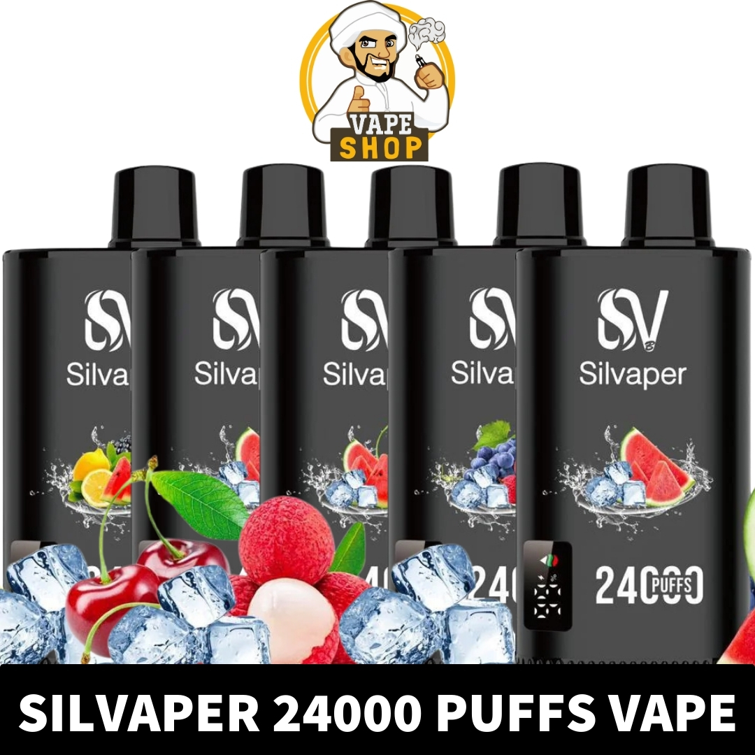 silvaper-24000-puffs-vape.jpg SILVAPER 24000 Puffs 20MG Nicotine Disposable Vape - Image 1