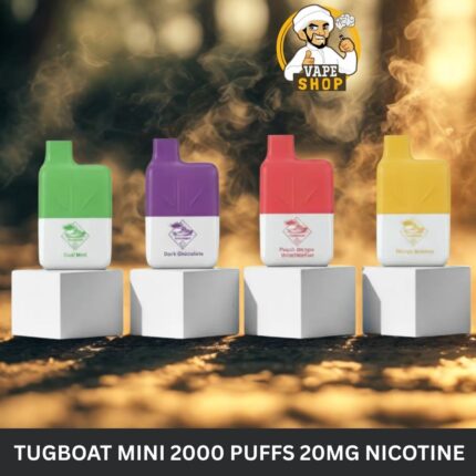 tugboat-mini-2000-puffs-20mg-nicotine-430x430-1.jpg Tugboat Mini 2000 Puffs 20MG Nicotine None Rechargeable - Image 1